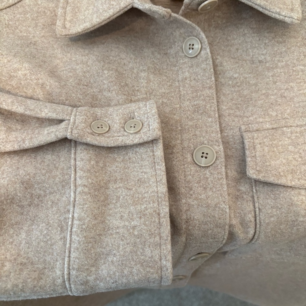 H&M Beige Oversized Jacket - Picture 5 of 8